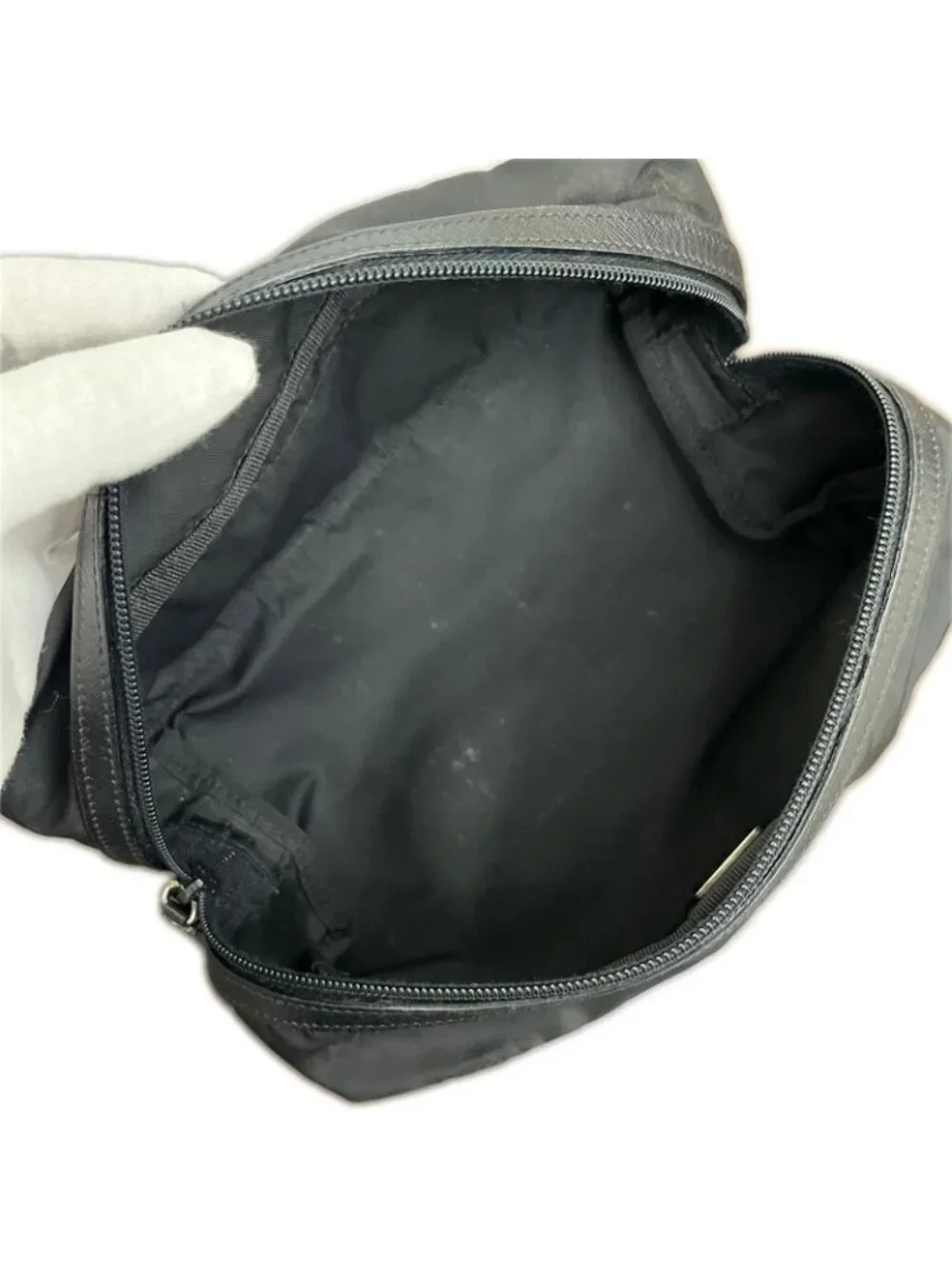 Prada Zipper Pouch Black